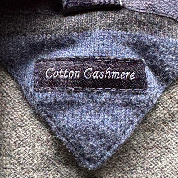 Tommy Hilfiger Men’s Cotton Cashmere Sweater Large Preloved Soft Knit Pullover - Picture 4 of 9